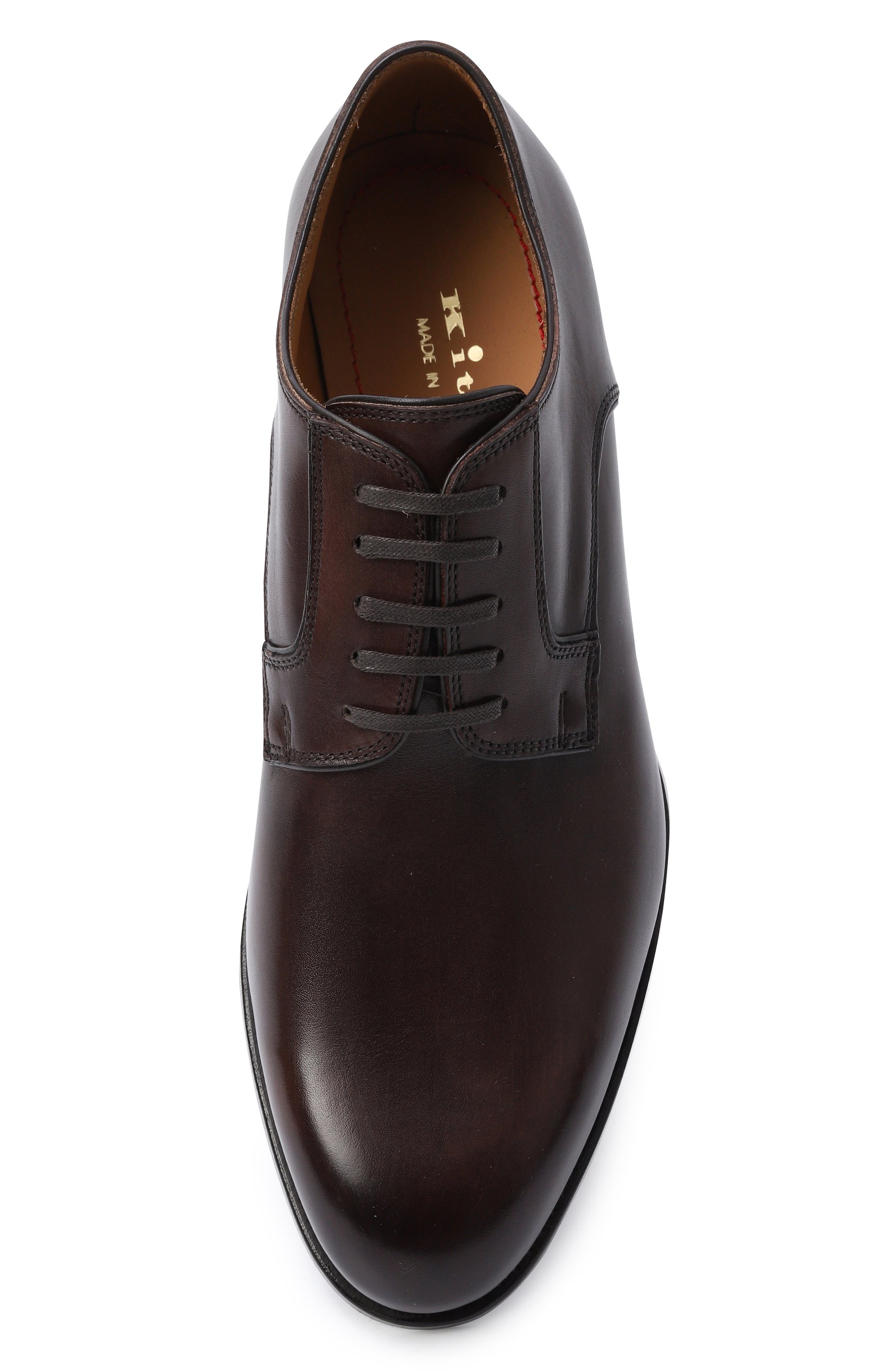 Кожаные дерби KITON, арт. USSA399N0138604, фото 6