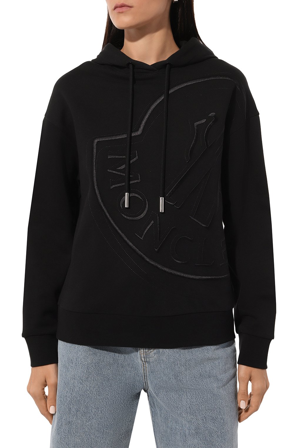 Хлопковое худи MONCLER, арт. 8G000-18-899TR, фото 3