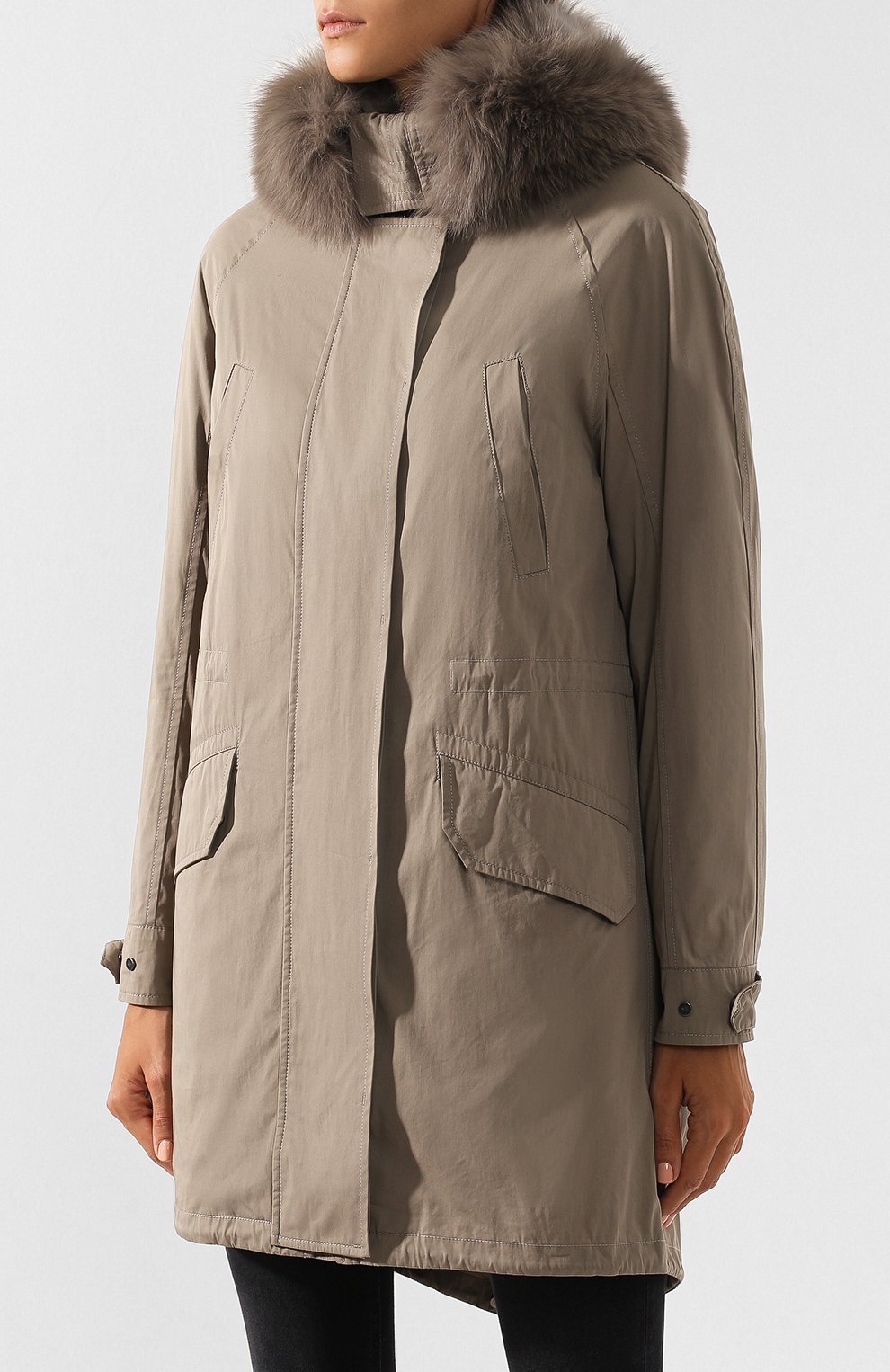 Парка с меховой подкладкой YS ARMY PARIS, арт. 20WFM01695F53X, фото 3