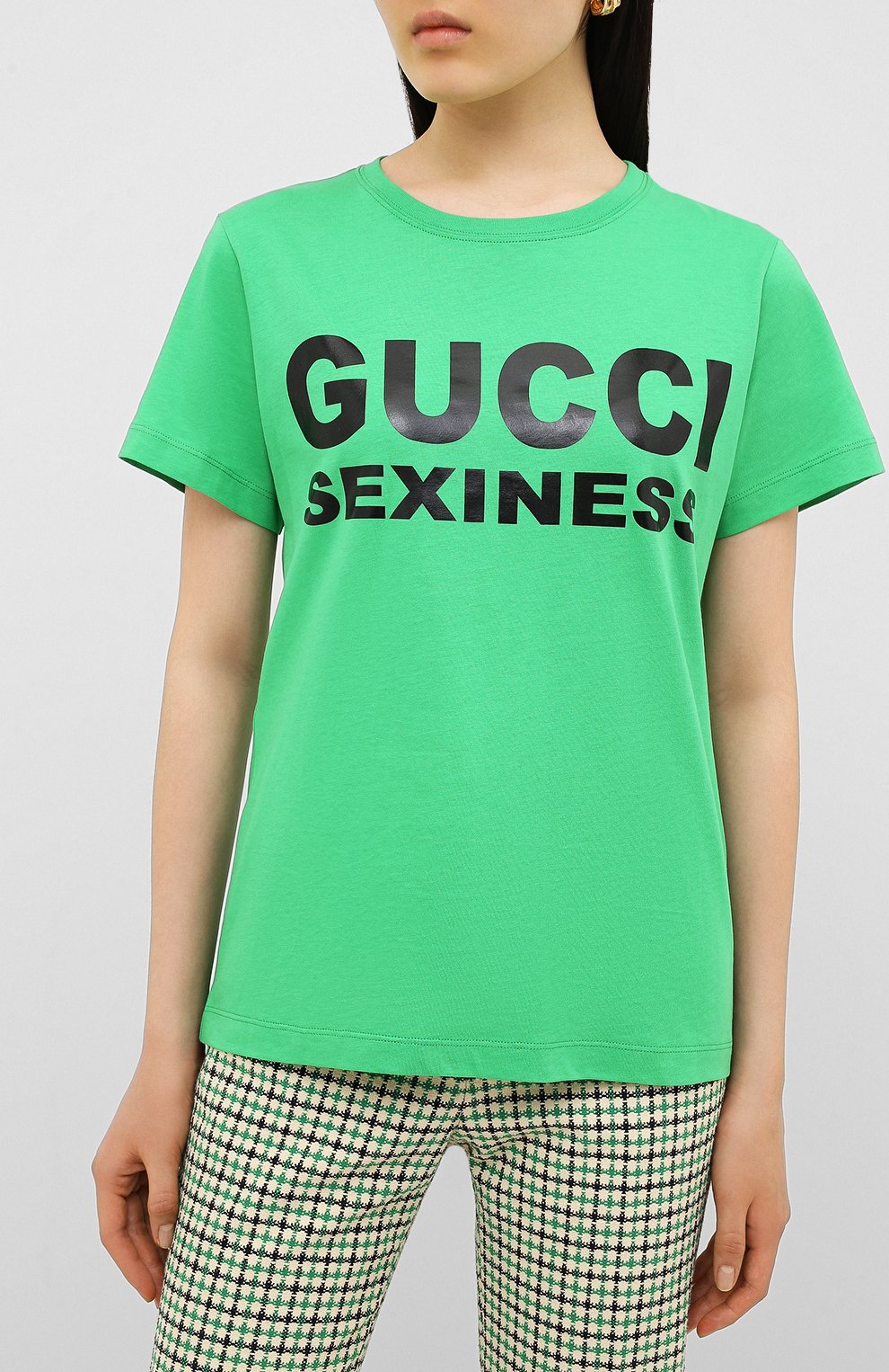 Хлопковая футболка GUCCI, арт. 623608/XJCLE, фото 3