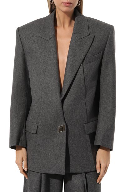 Шерстяной жакет THE ATTICO, арт. 248WCG65/W055, фото 3