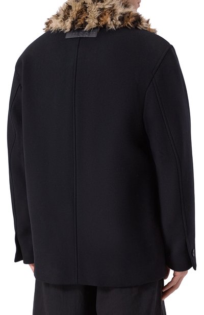 Шерстяное пальто MSGM, арт. 3940MH25/257603, фото 4