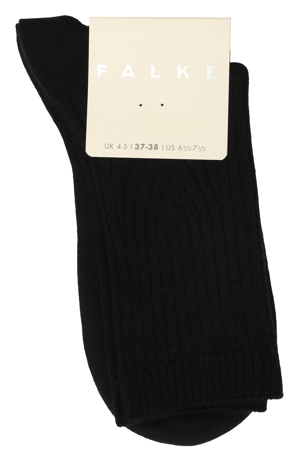 Носки из хлопка и шерсти FALKE черного цвета по цене 2570 руб., арт. 46193, фото 1 Носки из хлопка и шерсти FALKE, арт. 46193, фото 1