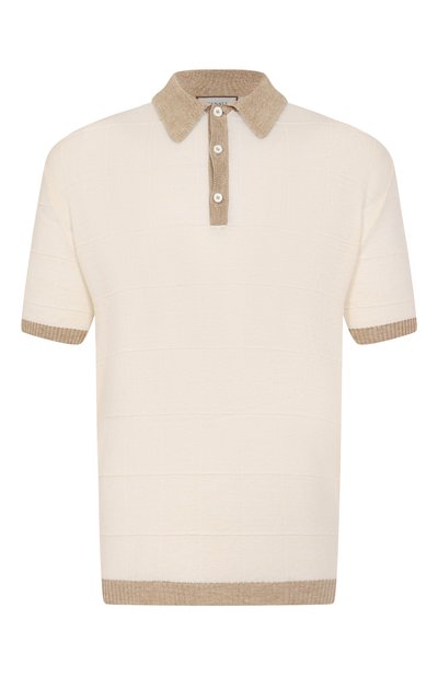 Мужская поло изо льна и шелка CANALI, арт. C1084/MK02269