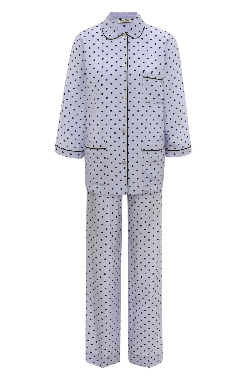 Шелковая пижама MIU MIU, арт. MPJ005-XJ0-F0X31, фото 1