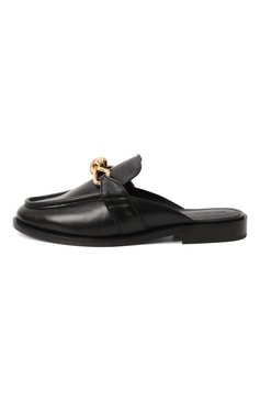 Женские кожаные сабо astaire BOTTEGA VENETA черного цвета, арт. 817519/V5DZ0 | Фото 4 (Материал внешний: Натуральная кожа; Подошва: Плоская; Каблук высота: Низкий; Материал внутренний: Натуральная кожа)