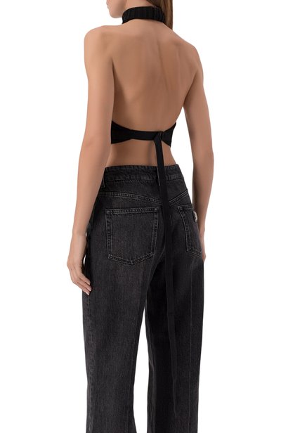 Топ из хлопка и кашемира ANN DEMEULEMEESTER, арт. B0014323/KN085, фото 4