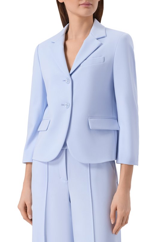 Жакет из вискозы Dorothee Schumacher 448032 Голубой  448032 Фото 3