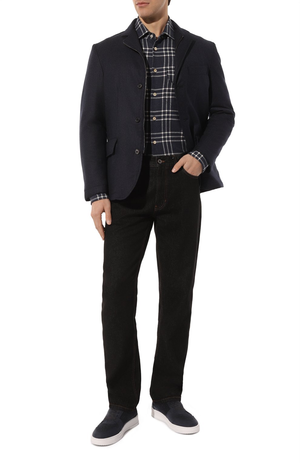 Хлопковая рубашка KITON, арт. UCWMH0864902, фото 2