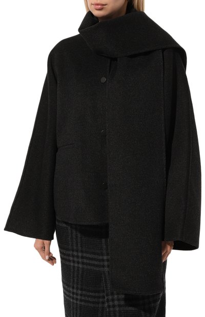 Шерстяное полупальто ERIKA CAVALLINI, арт. P4WW02, фото 3