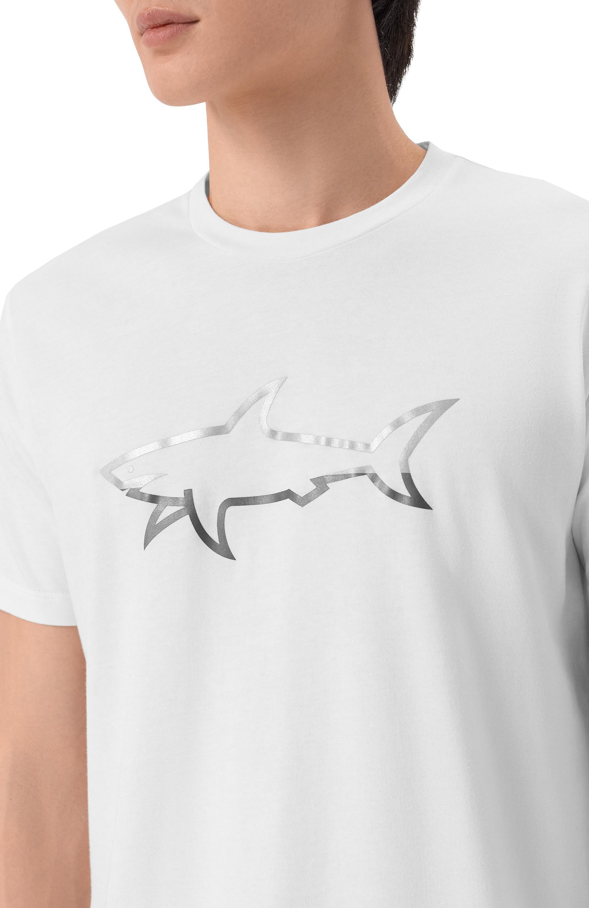 Хлопковая футболка PAUL&SHARK, арт. 25411078_001, фото 5