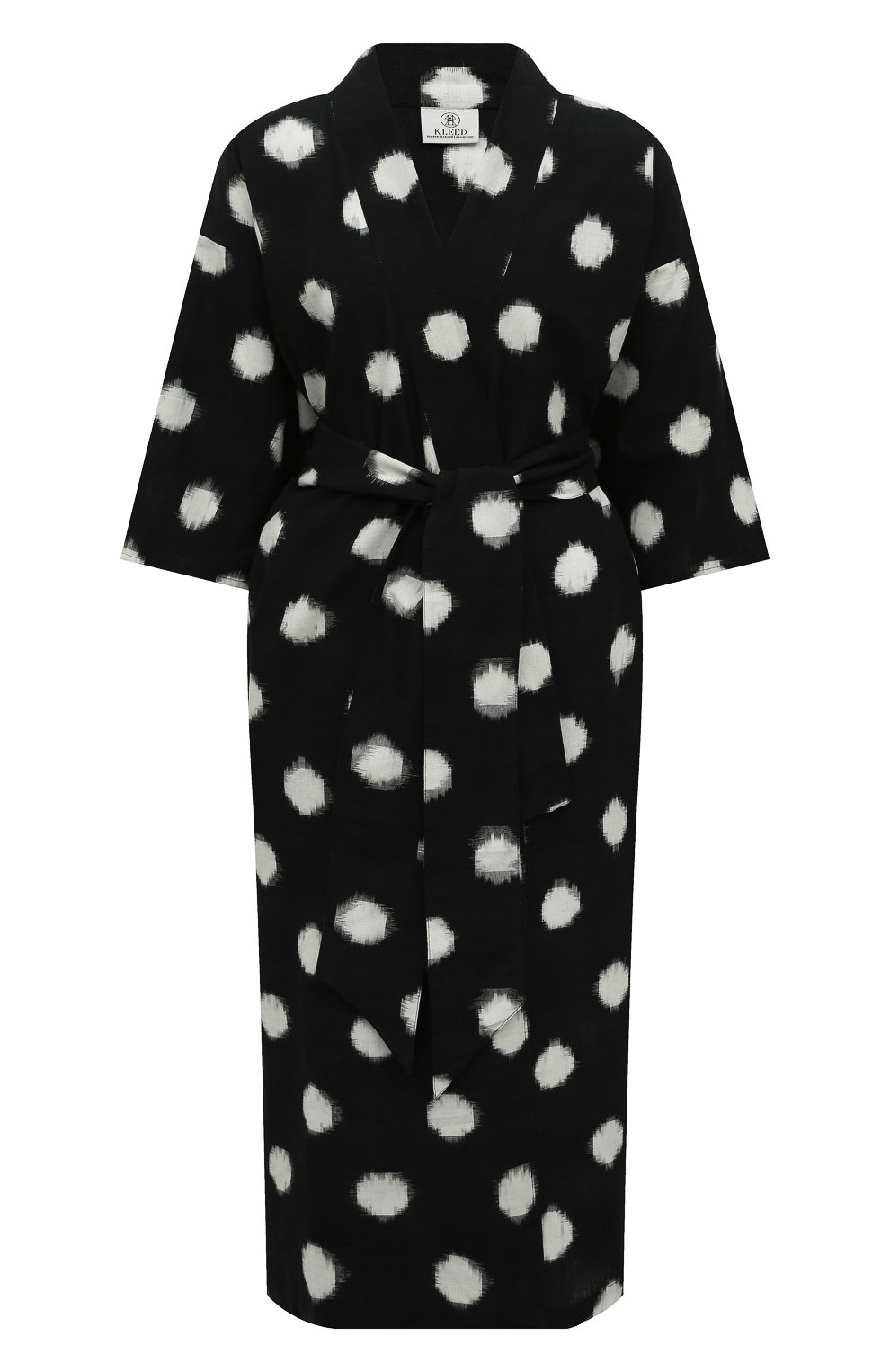Хлопковое кимоно KLEED LOUNGEWEAR, арт. KARB BLACK KIM0N0, фото 1