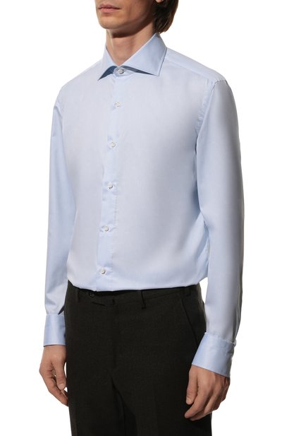 Хлопковая сорочка LUIGI BORRELLI, арт. PS30051/ACHILLE/ST/EV1/PC, фото 4