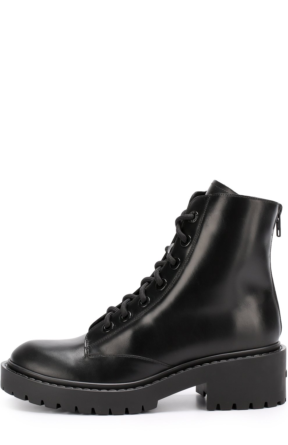 Кожаные ботинки на шнуровке KENZO, арт. F762BT341L62, фото 3