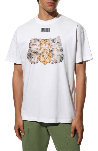 Хлопковая футболка VTMNTS, арт. VL12TR360W/1602, фото 3