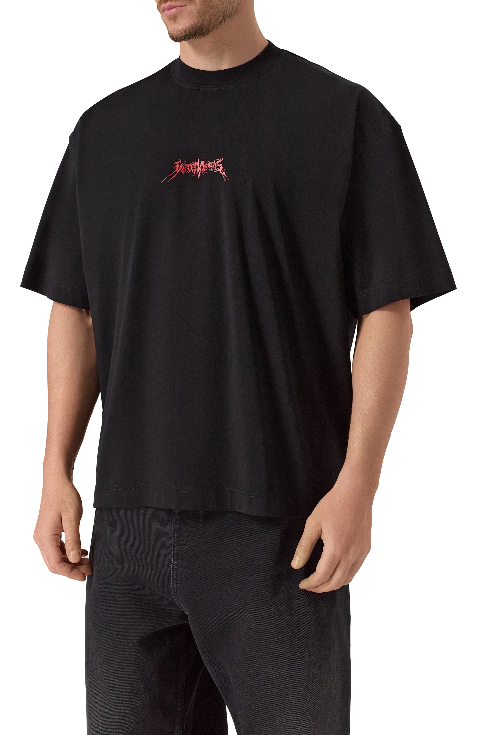 Хлопковая футболка VETEMENTS, арт. UH76TR600B/1000 LIGHT JERSEY, фото 3