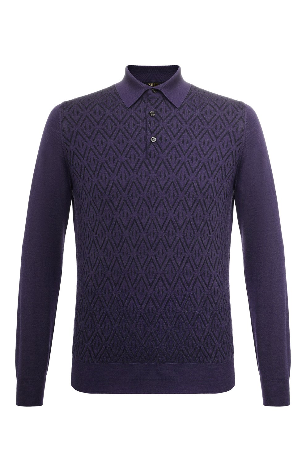 Поло из шерсти и шелка ZILLI, арт. KBP001M0230VRHB00, фото 1