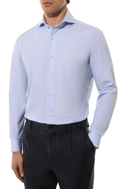 Хлопковая сорочка LUIGI BORRELLI, арт. PS30050, фото 3