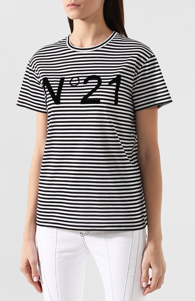 Хлопковая футболка N21, арт. 19E N2S0/F012/4196, фото 3