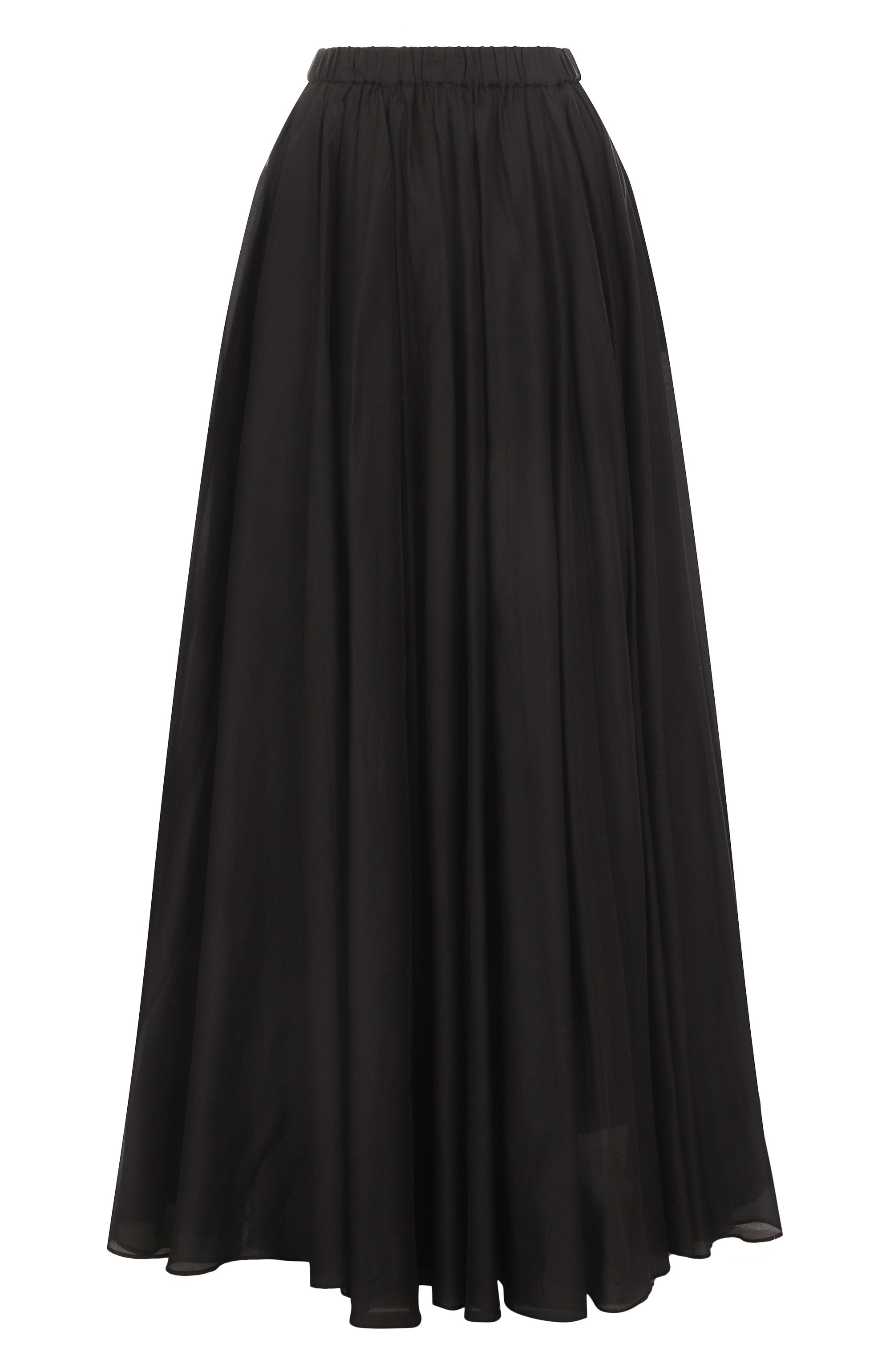 Юбка из хлопка и шелка CO черного цвета по цене 125000 руб., арт. 3374CSVS-S25, фото 1 Юбка из хлопка и шелка CO, арт. 3374CSVS-S25, фото 1