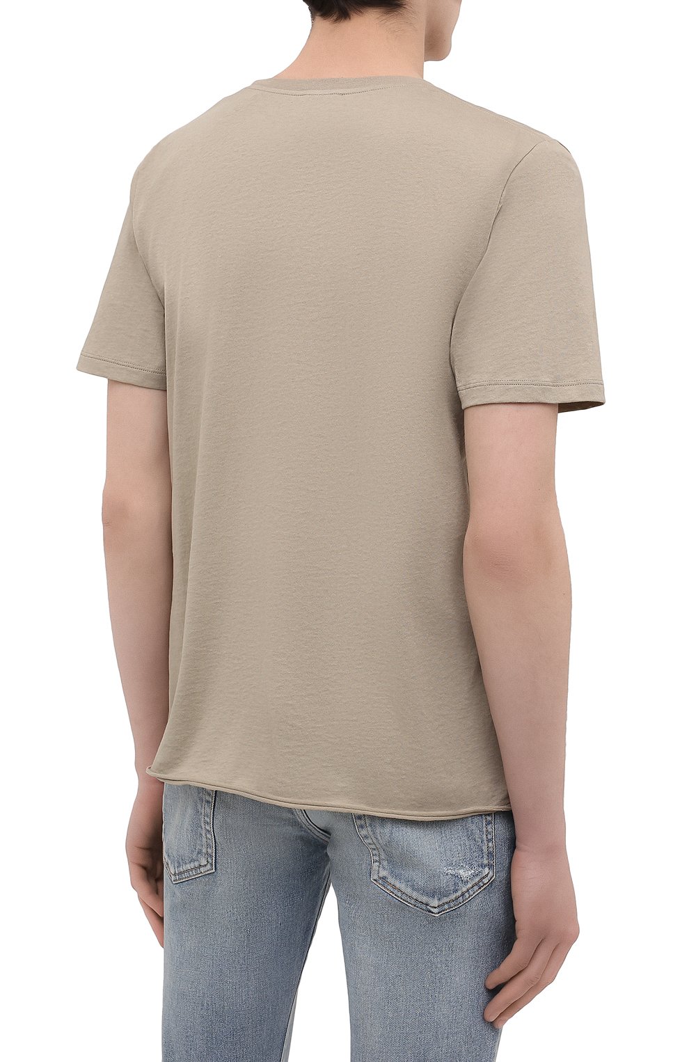 Хлопковая футболка SAINT LAURENT, арт. 648102/YBYL2, фото 4