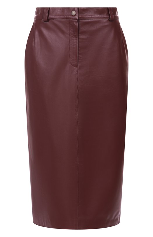 Кожаная юбка Noble&Brulee NB97/240624/1 Бордовый NB97/240624/1