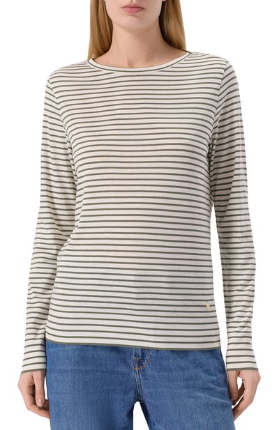 Лонгслив WINDSOR кремового цвета по цене 19150 руб., арт. 52 DT106 10017405/30045346, фото 3 Лонгслив WINDSOR, арт. 52 DT106 10017405/30045346, фото 3