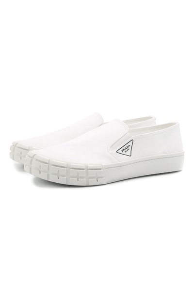 Текстильные слипоны cassetta wheel PRADA, арт. 2DG113-GUD-F0009-G000, фото 1