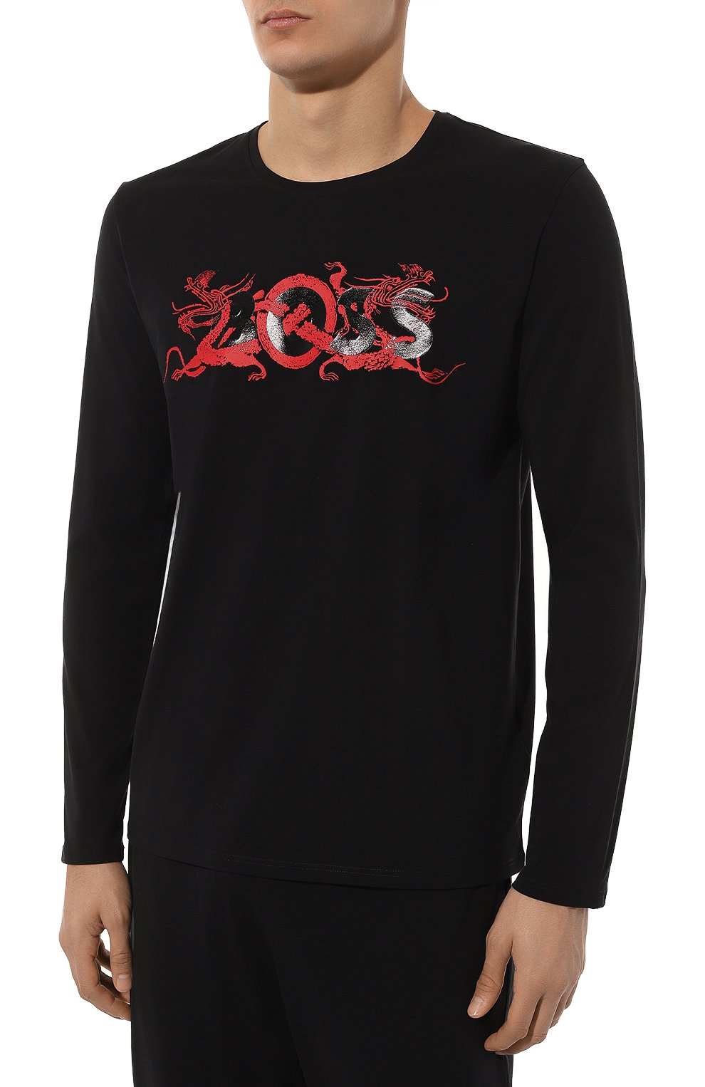 Хлопковая пижама BOSS, арт. 50514892, фото 3