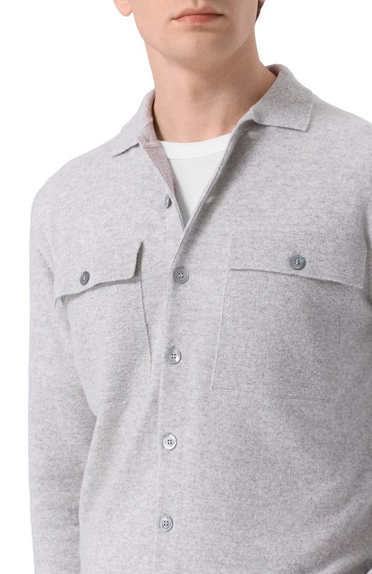 Кашемировый кардиган MVST M25.1PM.K015 Серый  M25.1PM.K015 Фото 5