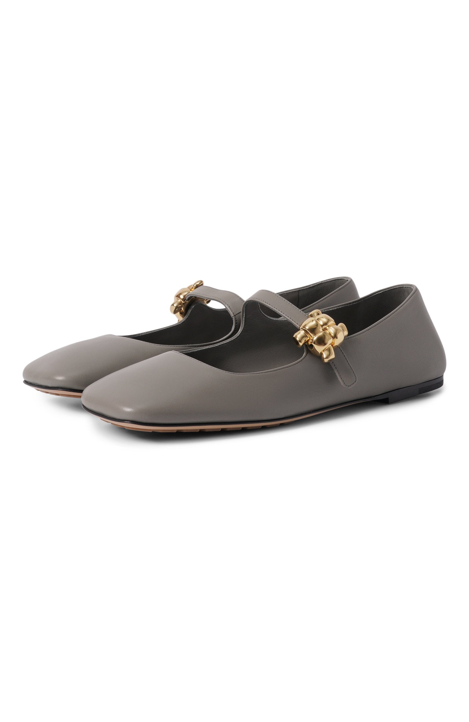 Кожаные балетки charlotte mary-jane BOTTEGA VENETA, арт. 876223/VBSD0_001, фото 1