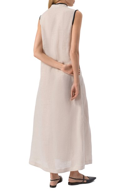 Льняное платье KITON, арт. D59324H0638811, фото 4