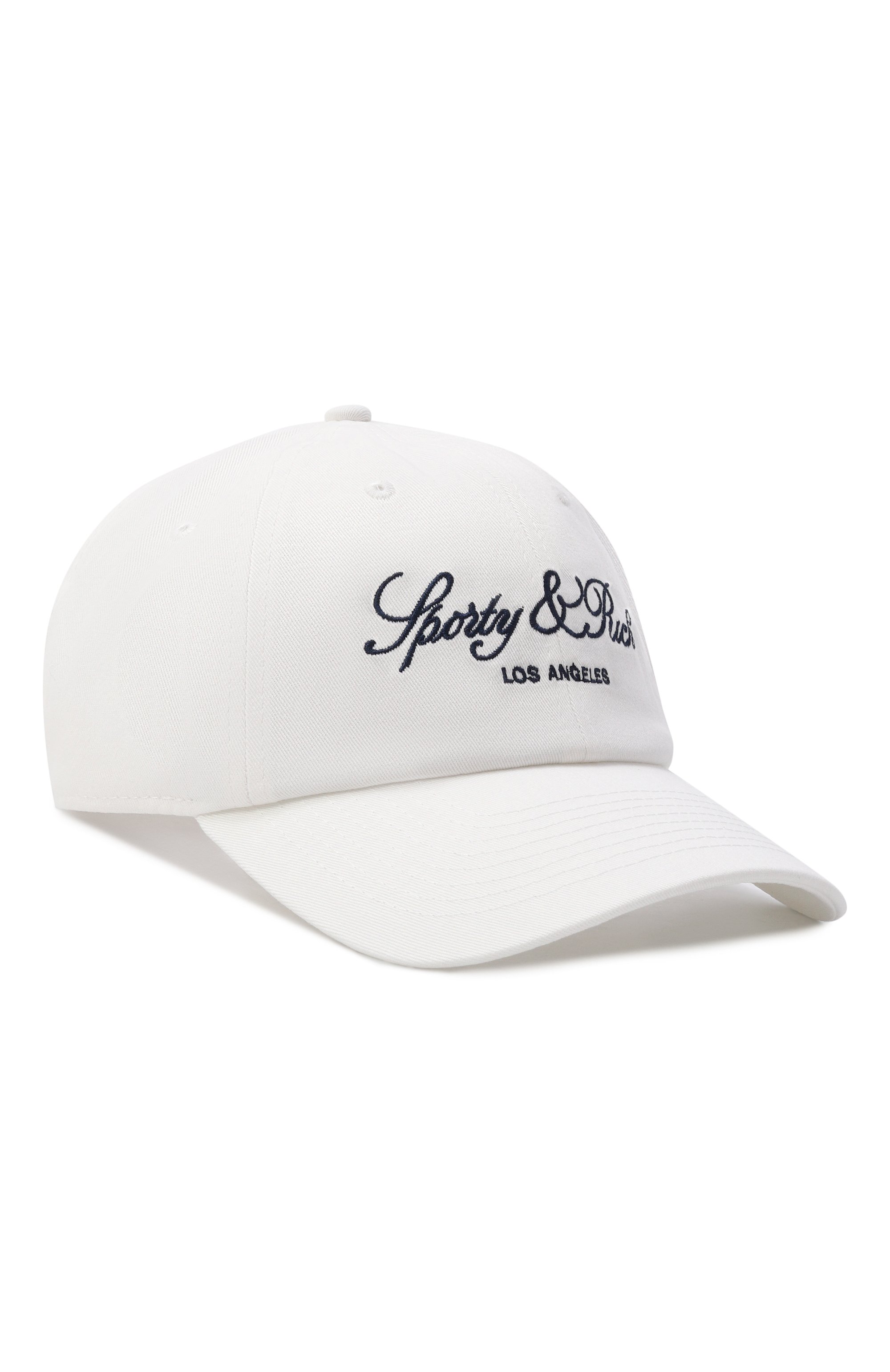 Хлопковая бейсболка SPORTY AND RICH, арт. AC04076269WH37, фото 1