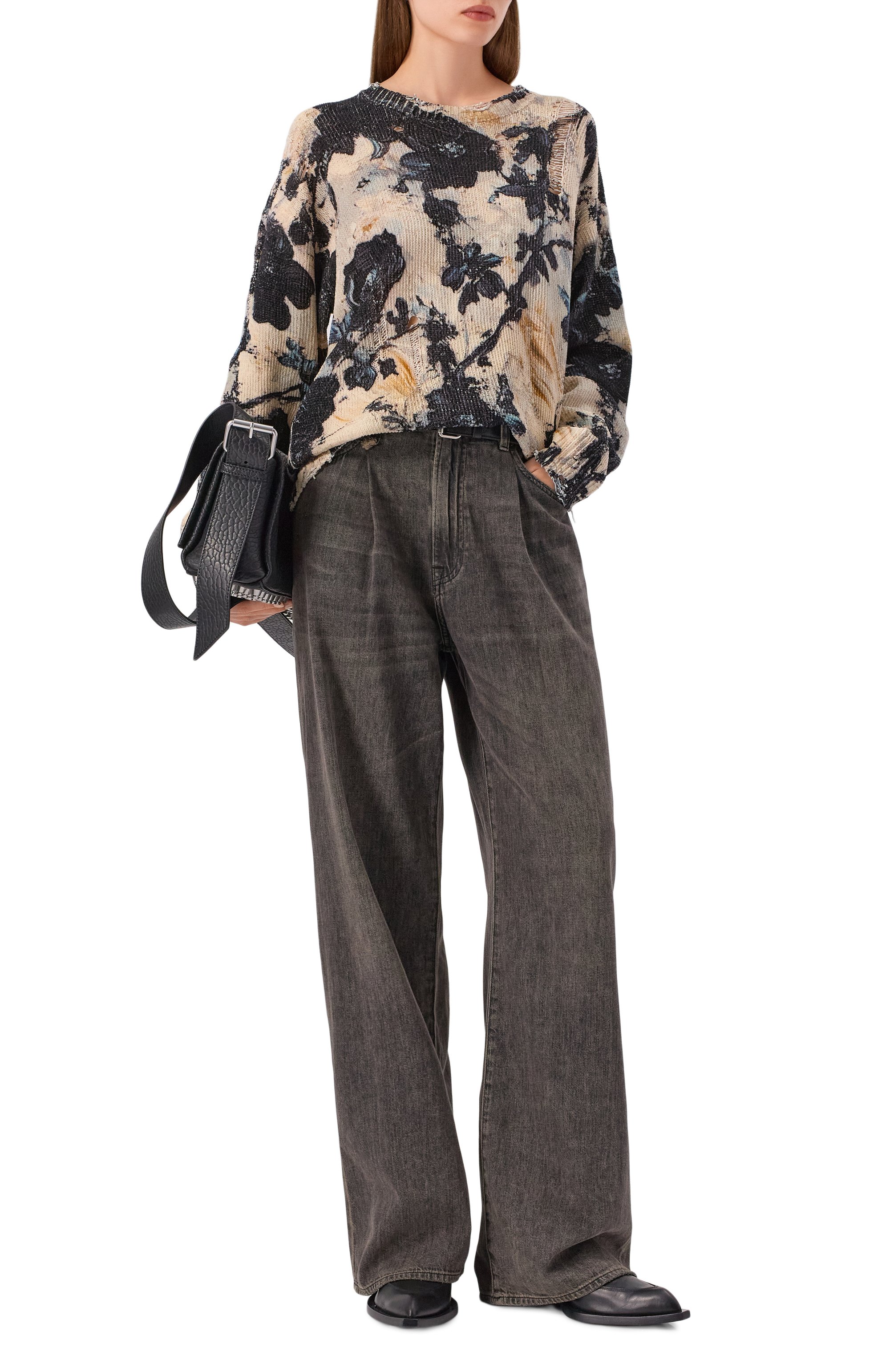 Джинсы damon pleated R13, арт. R13W3147-019A, фото 2