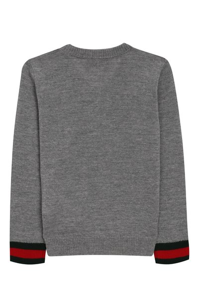 Пуловер из шерсти с контрастными манжетами GUCCI, арт. 418776/X1284, фото 2
