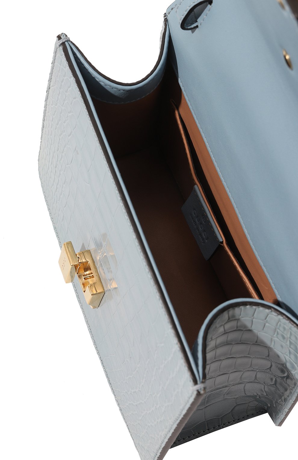 Сумка sylvie mini из кожи аллигатора GUCCI, арт. 470270 EV49G, фото 5