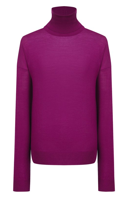 Шерстяная водолазка Saint Laurent 850331/Y76GM Фиолетовый 850331/Y76GM