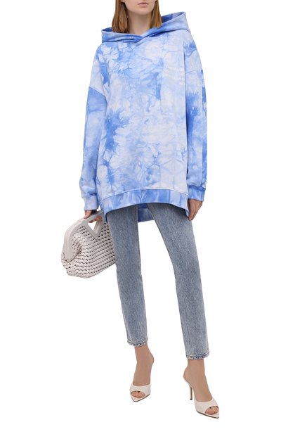 Хлопковое худи SEVEN LAB, арт. HMO tie-dye blue, фото 2