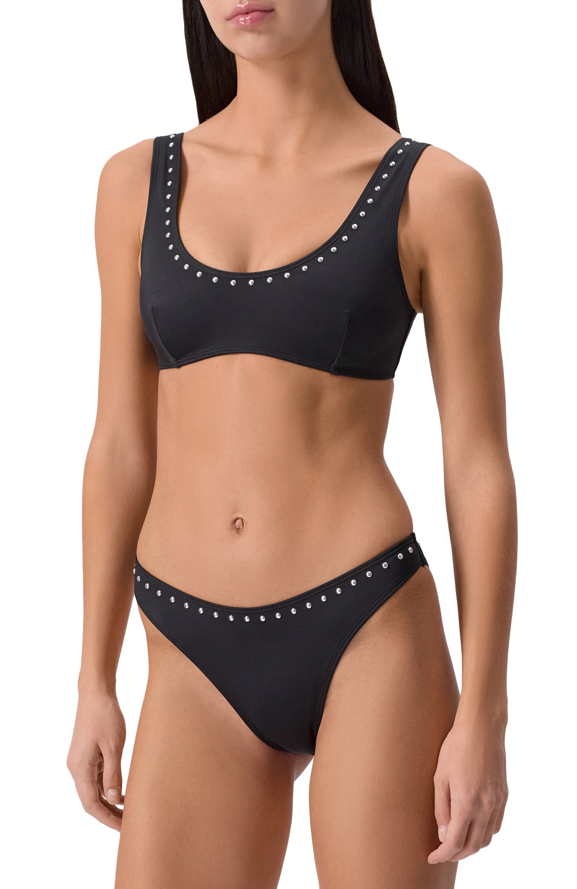 Бра-топ LET`S SWIM черного цвета по цене 23550 руб., арт. LS/W_025_BK_T0P, фото 2 Бра-топ LET`S SWIM, арт. LS/W_025_BK_T0P, фото 2