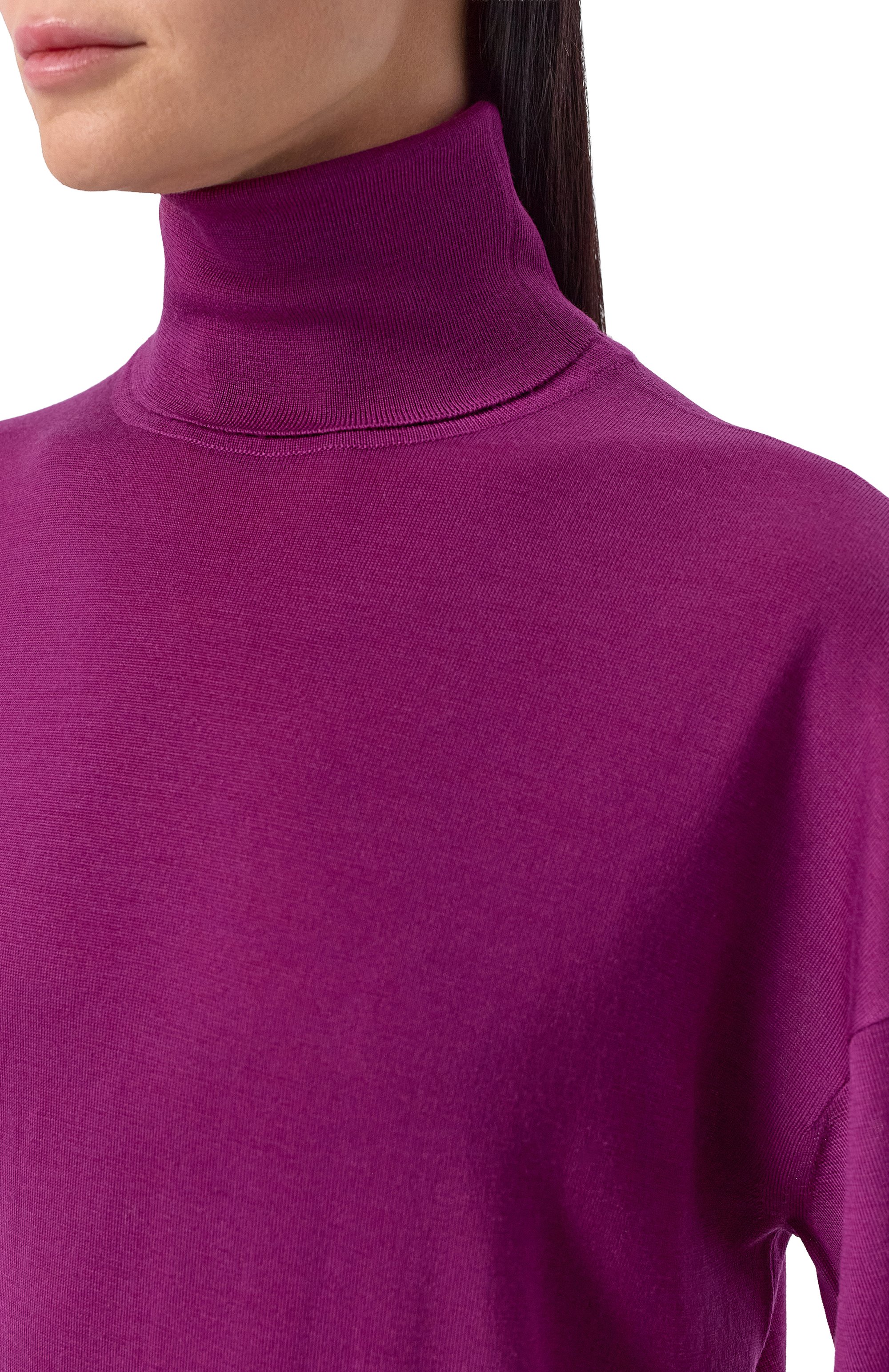 Шерстяная водолазка SAINT LAURENT, арт. 850331/Y76GM, фото 5