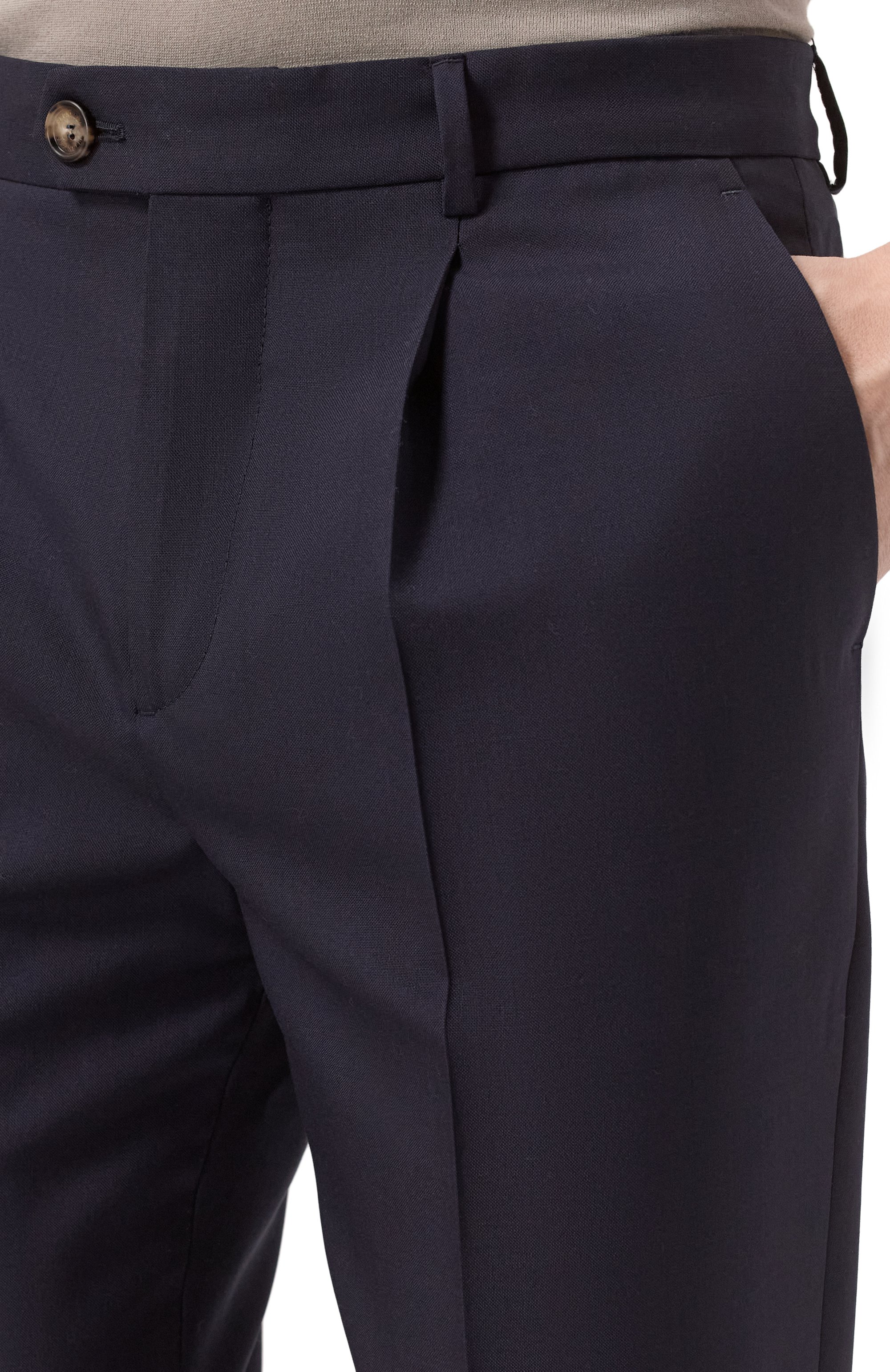 Шерстяные брюки BRUNELLO CUCINELLI, арт. MB407E1450, фото 5