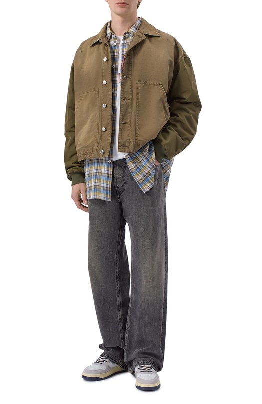 Джинсовая куртка Dsquared2 S74AM1704/D35106 Хаки  S74AM1704/D35106 Фото 2