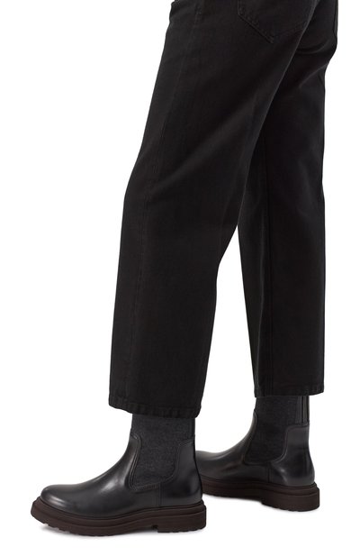 Кожаные челси BRUNELLO CUCINELLI, арт. MZ0LG3034P, фото 3