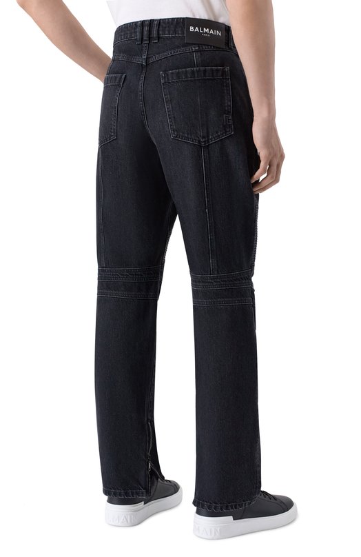 Джинсы Regular Balmain GH1MI105/DG13 Чёрный  GH1MI105/DG13 Фото 4