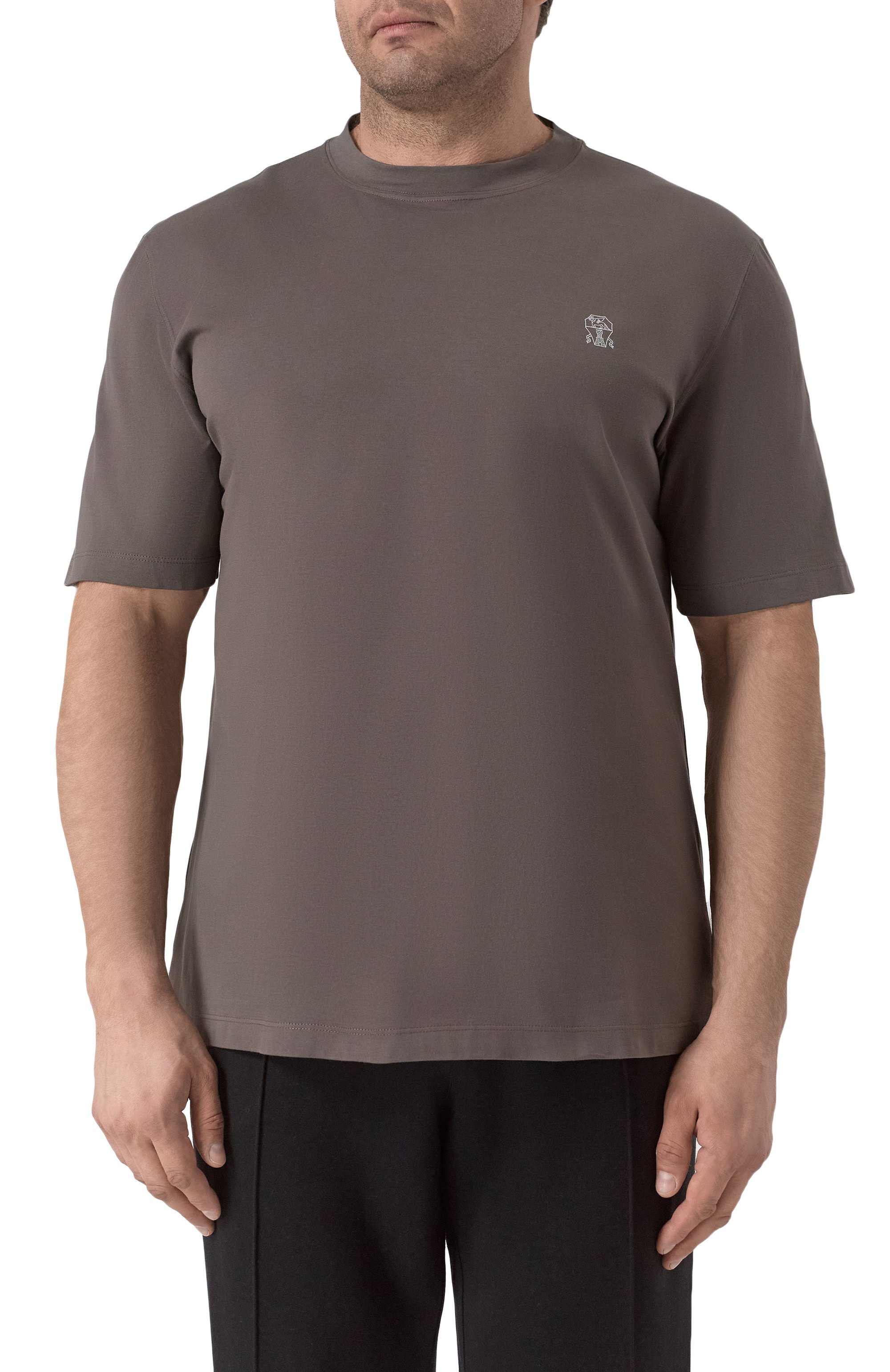 Хлопковая футболка BRUNELLO CUCINELLI, арт. M0B138440, фото 3