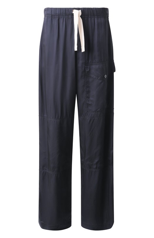 Брюки из вискозы Dries Van Noten 251-020911-1427 Синий 251-020911-1427