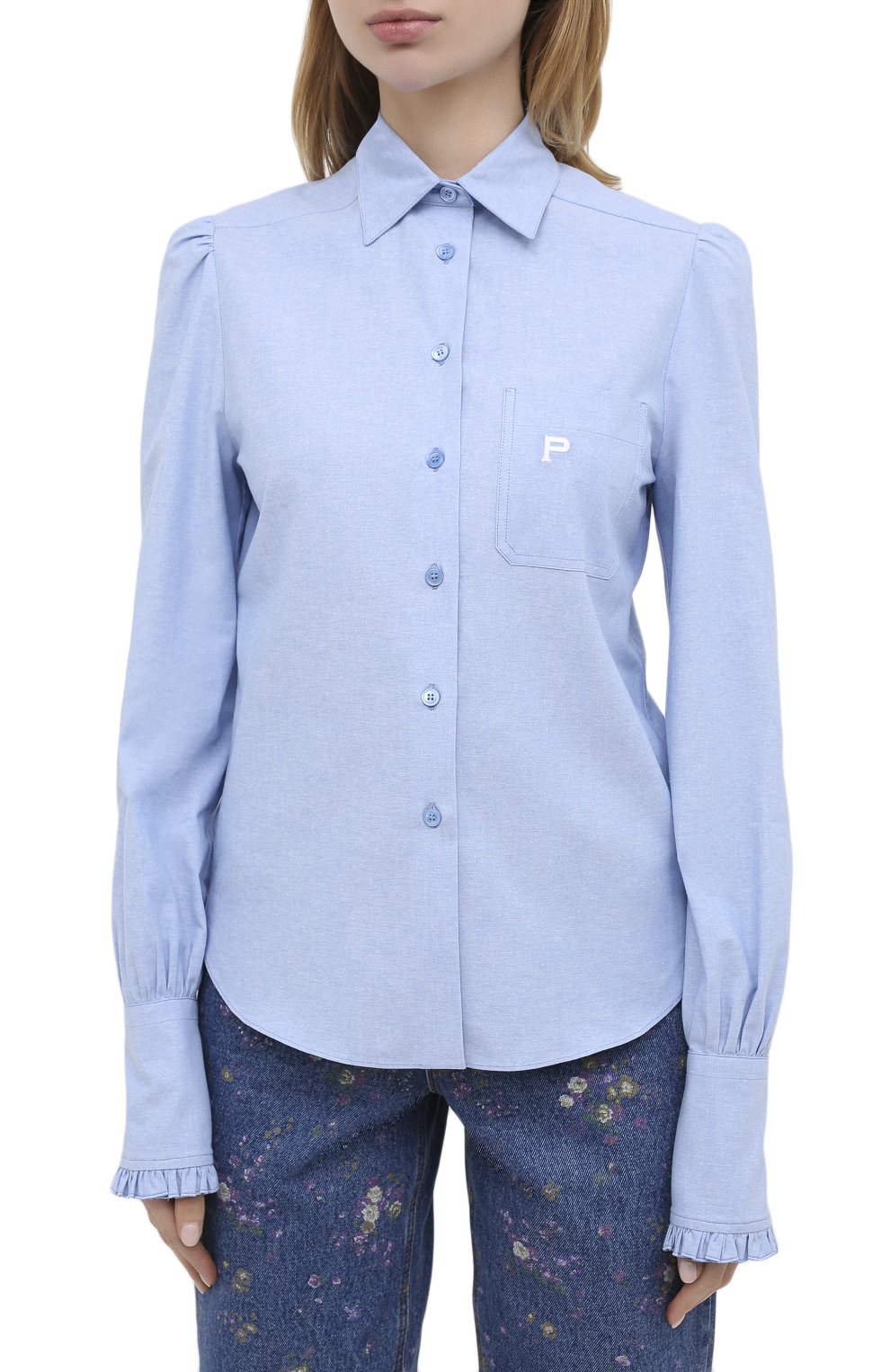 Хлопковая рубашка PHILOSOPHY DI LORENZO SERAFINI, арт. A0220/5725, фото 3