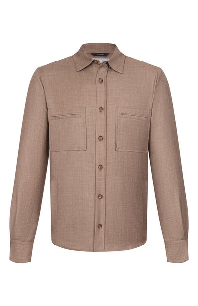 Мужская рубашка из кашемира и шелка COLOMBO, арт. CM00382/77541-10