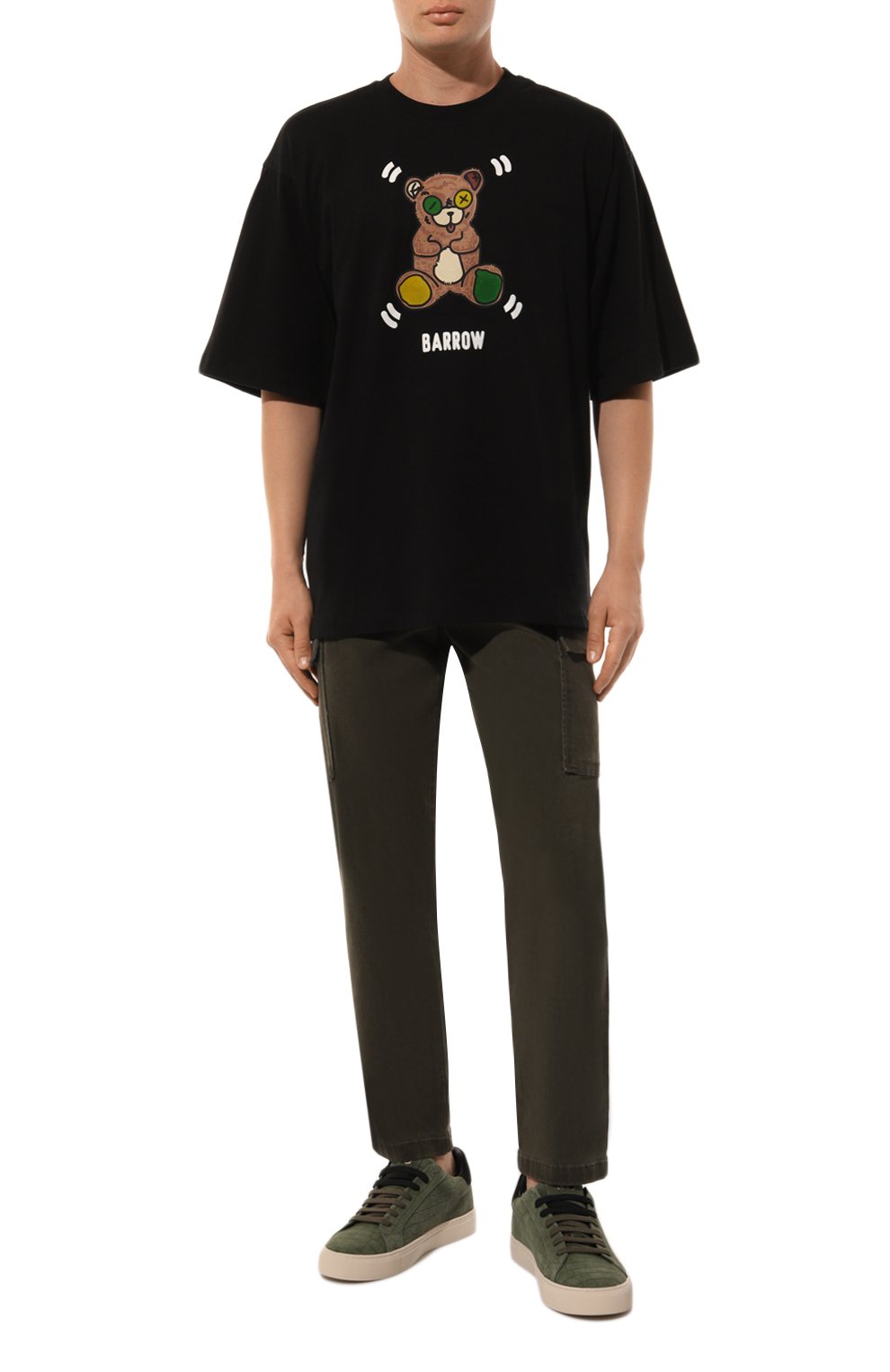 Хлопковая футболка BARROW, арт. F4BWMATH080, фото 2