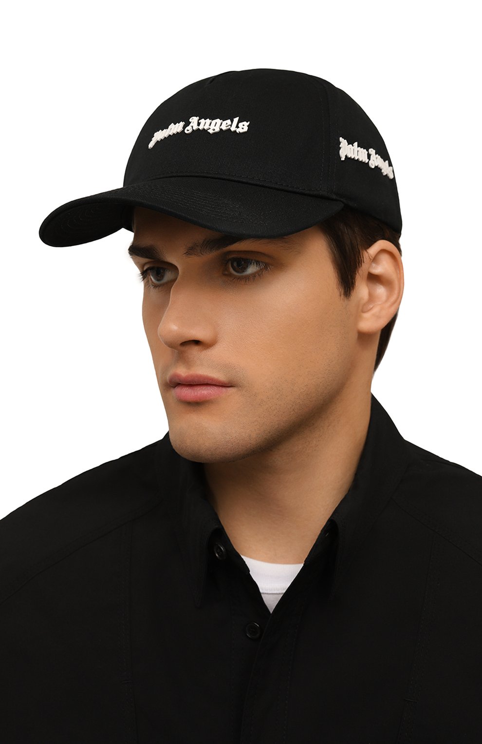 Хлопковая бейсболка PALM ANGELS, арт. PMLB095C99FAB001, фото 2
